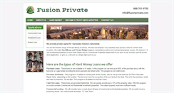 Desktop Screenshot of fusionprivate.com